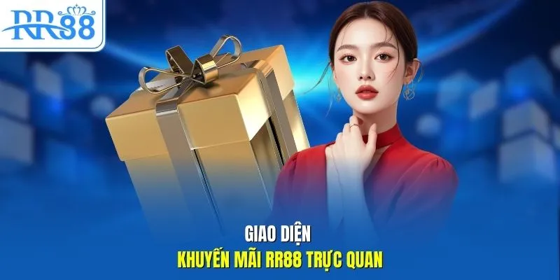 Giao diện khuyến mãi RR88 trực quan