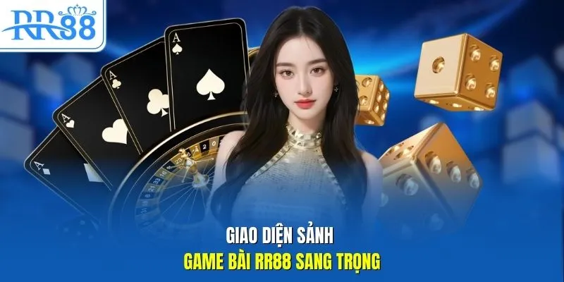 Giao diện sảnh game bài RR88 sang trọng